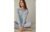 Blusa Polo Manga Longa Cloud Em Modal – Azul