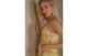 Blusa Em Seda Com Decote Em v – Amarelo
