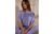 Blusa Manga Curta Em Seda e Modal – Roxo