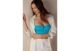 Sutiã Tomara-Que-Caia Top Bustier Em Microfibra Ultralight – Azul