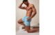 Bermuda De Banho De Anarruga Estampa Vichy – Azul
