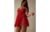 Babydoll Em Tule Com Bolinhas Flocadas Pretty Iconic – Vermelho