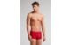 Cueca Boxer Em Algodão Supima Com Logotipo – Vermelho