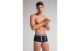 Cueca Boxer Em Algodão Supima Com Logotipo – Azul