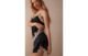 Shorts De Seda Pretty Flowers – Preto
