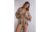Robe Em Cetim De Viscose Golden Goddess – Bege