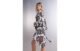 Robe Em Cetim De Viscose Folk & Delicious – Preto