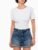 Shorts Jeans Feminino Mom Cinto Calvin Klein Jeans – Marinho Shorts Jeans Feminino Mom Cinto Calvin Klein Jeans Marinho 36