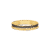 Anel Simetria em Ouro Amarelo 18k com Diamantes Negros