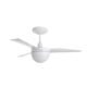 Ventilador De Teto Termoplastico Metal Vidro Branco Jet