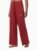 Calça Feminina Pantalona Fluff Visco Calvin Klein Loungewear – Vermelho Escuro Calça Feminina Pantalona Fluff Visco Calvin Klein Loungewear Vermelho Escuro m