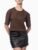 Blusa Feminina Manga Curta Textura Relevo Pino Calvin Klein Jeans – Marrom Blusa Feminina Manga Curta Textura Relevo Pino Calvin Klein Jeans Marrom g