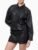 Casaco Feminino Pu Bolsos Chapados Calvin Klein Jeans – Preto Casaco Feminino Pu Bolsos Chapados Calvin Klein Jeans Preto 40