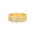 Anel Life Maxi I em Prata 925 com Banho de Ouro Amarelo 18k e Pedras Incolores