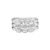 Anel Life Ocean Triplo em Prata 925 com Pedras Incolores