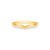 Anel Life Coroa Lisa em Prata 925 com Banho de Ouro Amarelo 18k