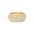Anel Life Essential em Prata 925 com Banho de Ouro Amarelo 18k e Pedras Incolores, 10.3mm