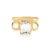 Anel Chagall em Ouro Amarelo 18k com Cristal