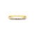 Meia Aliança Eternity em Ouro Amarelo 18k com Diamantes