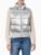Colete Feminino Curto em Matelassê Com Brilho Calvin Klein – Cinza Claro Colete Feminino Curto em Matelassê Com Brilho Calvin Klein Cinza Claro Pp