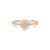 Anel Spot em Ouro Rosé 18k com Diamantes