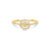 Anel Spot em Ouro Amarelo 18k com Diamantes