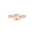 Anel Essenza em Ouro Vivara 18k com Morganita e Diamantes