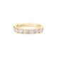 Meia Aliança Eternity em Ouro Amarelo 18k com Diamantes