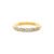 Meia Aliança Eternity em Ouro Amarelo 18k com Diamantes