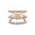 Anel Arpege em Ouro Rosé 18k com Diamantes