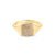 Anel Signet em Ouro Amarelo 18k com Diamantes