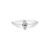 Anel Solitário Shapes em Ouro Branco 18k com Diamante Navete 0,30 ct