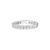 Aliança Inteira Eternity em Ouro Branco 18k com Diamantes, 2.5 mm