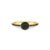 Anel Glow em Ouro Amarelo 18k com Diamantes Negros
