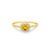 Anel Love em Ouro Amarelo 18k com Citrino e Diamantes