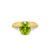 Anel Essenza em Ouro Amarelo 18k com Peridoto e Diamantes