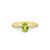 Anel Essenza em Ouro Amarelo 18k com Peridoto e Diamantes