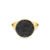 Anel Glow em Ouro Amarelo 18k com Diamantes Negros