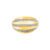 Anel Mykonos em Prata 925 e Ouro Amarelo 18k com Diamantes 0,35 ct