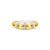 Anel Mykonos em Prata 925 com Ouro Amarelo 18k e Diamantes