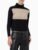 Tricot Feminino Gola Alta Bicolor – Preto Tricot Feminino Gola Alta Bicolor Preto g