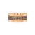Anel V Love em Ouro Rosé 18k com Diamantes Brown