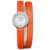 Relógio Baume & Mercier Feminino Couro Laranja M0A10290 05 ATM