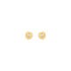 Brinco Baby Girassol em Ouro Amarelo 18k com Safira Incolor