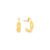Brinco Argola Chains em Ouro Amarelo 18k
