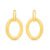 Argola Redonda em Ouro Amarelo 18k