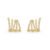 Brinco Ear Cuff Afluente em Ouro Amarelo 18k com Diamantes