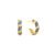 Brinco Argola Viena Color em Ouro Amarelo 18k com Esmalte