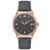 Relógio Bulova Sinatra Masculino Couro Cinza 97B206N