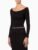 Blusa Feminina Ribana e Cotton – Preto Blusa Feminina Ribana e Cotton Preto p